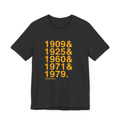Pittsburgh Pirates World Series Ampersand - Short Sleeve Tee T-Shirt - YinzerShop