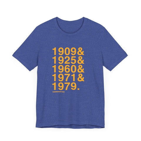 Pittsburgh Pirates World Series Ampersand - Short Sleeve Tee T-Shirt - YinzerShop