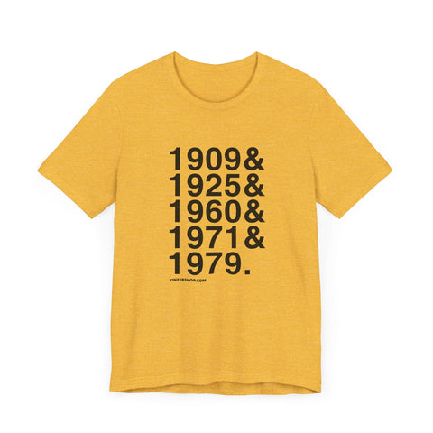 Pittsburgh Pirates World Series Ampersand - Short Sleeve Tee T-Shirt - YinzerShop