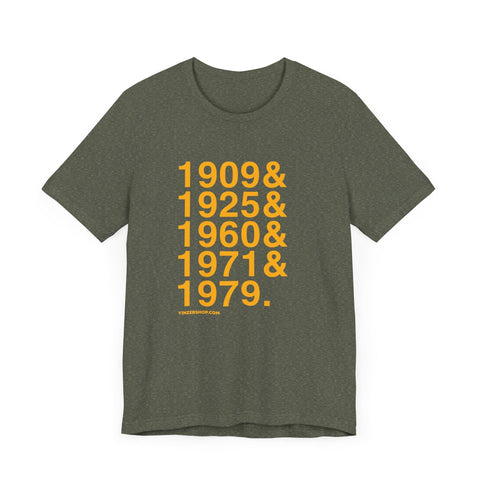 Pittsburgh Pirates World Series Ampersand - Short Sleeve Tee T-Shirt - YinzerShop
