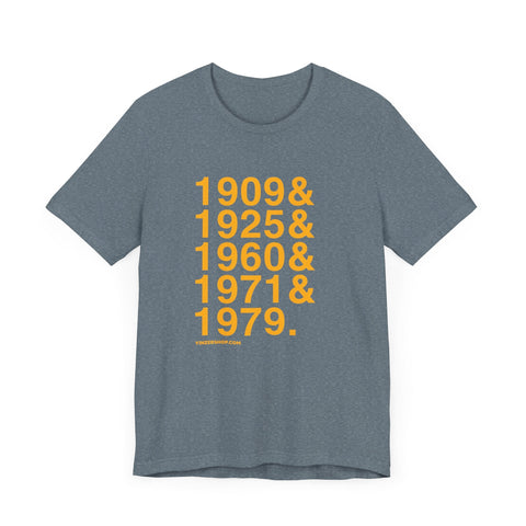 Pittsburgh Pirates World Series Ampersand - Short Sleeve Tee T-Shirt - YinzerShop