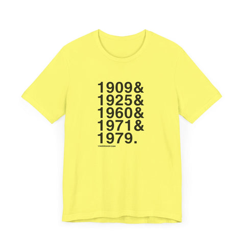 Pittsburgh Pirates World Series Ampersand - Short Sleeve Tee T-Shirt - YinzerShop