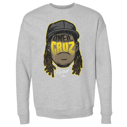Pittsburgh Player Sweatshirt Oneil Cruz Crewneck Long Sleeve Silhouette Top Men's Crewneck Sweatshirt - YinzerShop