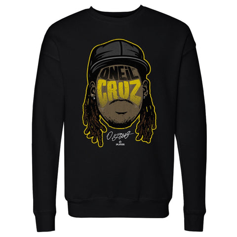 Pittsburgh Player Sweatshirt Oneil Cruz Crewneck Long Sleeve Silhouette Top Men's Crewneck Sweatshirt - YinzerShop