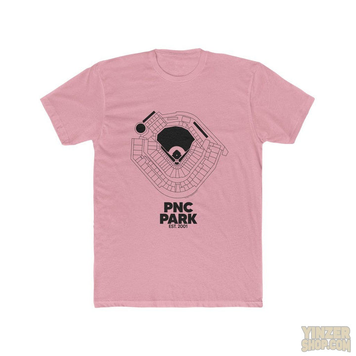Pittsburgh PNC Park Cotton Crew Tee T-Shirt Printify Solid Light Pink S 