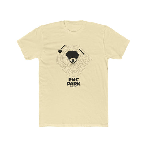 Pittsburgh PNC Park Tee - Premium Fitted Cotton Crew Shirt With Classic Neck T-Shirt - YinzerShop