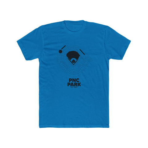 Pittsburgh PNC Park Tee - Premium Fitted Cotton Crew Shirt With Classic Neck T-Shirt - YinzerShop