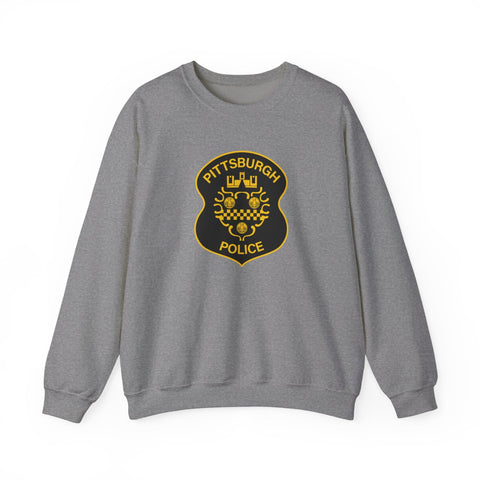 Pittsburgh Police Sweatshirt - Gildan 18000 Heavy Blend™ Crewneck Sweatshirt Sweatshirt - YinzerShop