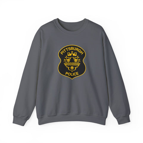 Pittsburgh Police Sweatshirt - Gildan 18000 Heavy Blend™ Crewneck Sweatshirt Sweatshirt - YinzerShop