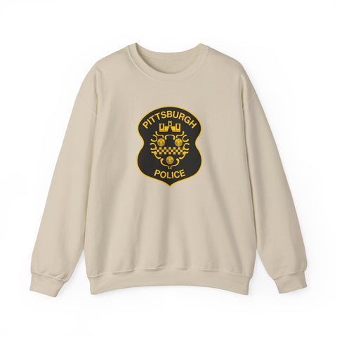 Pittsburgh Police Sweatshirt - Gildan 18000 Heavy Blend™ Crewneck Sweatshirt Sweatshirt - YinzerShop