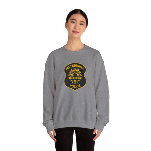 Pittsburgh Police Sweatshirt - Gildan 18000 Heavy Blend™ Crewneck Sweatshirt Sweatshirt - YinzerShop