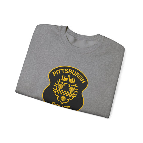 Pittsburgh Police Sweatshirt - Gildan 18000 Heavy Blend™ Crewneck Sweatshirt Sweatshirt - YinzerShop