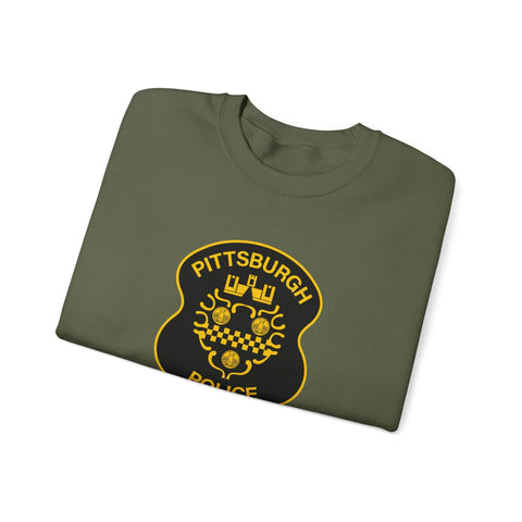 Pittsburgh Police Sweatshirt - Gildan 18000 Heavy Blend™ Crewneck Sweatshirt Sweatshirt - YinzerShop