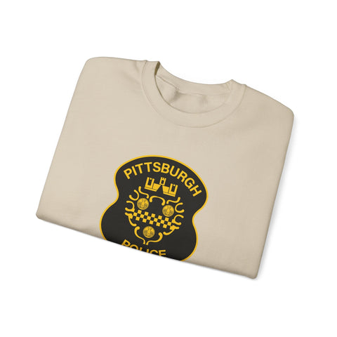 Pittsburgh Police Sweatshirt - Gildan 18000 Heavy Blend™ Crewneck Sweatshirt Sweatshirt - YinzerShop