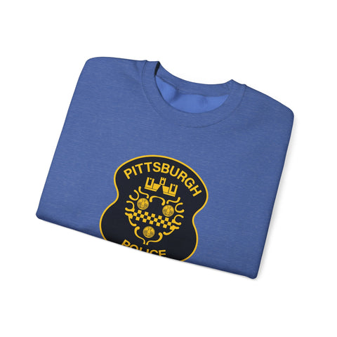 Pittsburgh Police Sweatshirt - Gildan 18000 Heavy Blend™ Crewneck Sweatshirt Sweatshirt - YinzerShop