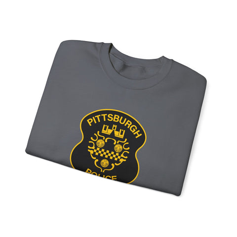 Pittsburgh Police Sweatshirt - Gildan 18000 Heavy Blend™ Crewneck Sweatshirt Sweatshirt - YinzerShop