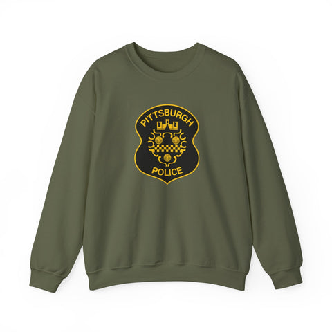 Pittsburgh Police Sweatshirt - Gildan 18000 Heavy Blend™ Crewneck Sweatshirt Sweatshirt - YinzerShop