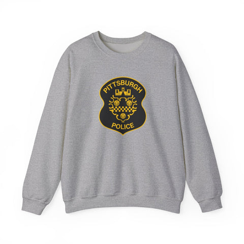 Pittsburgh Police Sweatshirt - Gildan 18000 Heavy Blend™ Crewneck Sweatshirt Sweatshirt - YinzerShop