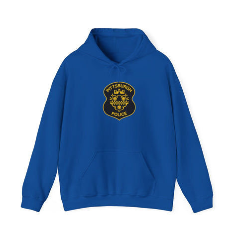 Pittsburgh Police Sweatshirt - Gildan 18500 -Unisex Heavy Blend™ Hooded Sweatshirt Hoodie - YinzerShop
