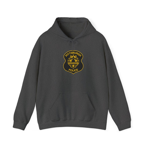 Pittsburgh Police Sweatshirt - Gildan 18500 -Unisex Heavy Blend™ Hooded Sweatshirt Hoodie - YinzerShop