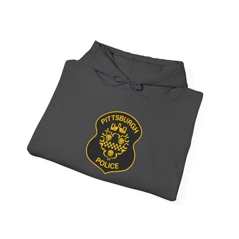 Pittsburgh Police Sweatshirt - Gildan 18500 -Unisex Heavy Blend™ Hooded Sweatshirt Hoodie - YinzerShop
