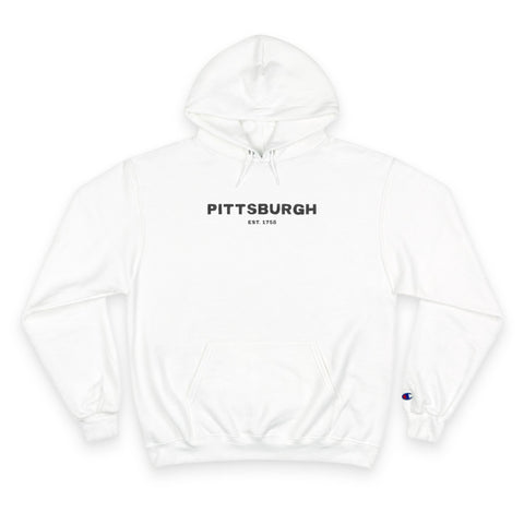 Pittsburgh Profile - Print on back - Champion Hoodie Hoodie - YinzerShop