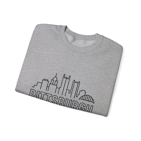 Pittsburgh Proud - Heavy Blend™ Crewneck Sweatshirt Sweatshirt - YinzerShop