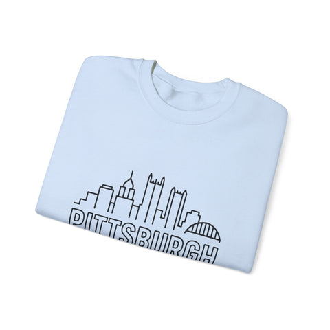 Pittsburgh Proud - Heavy Blend™ Crewneck Sweatshirt Sweatshirt - YinzerShop