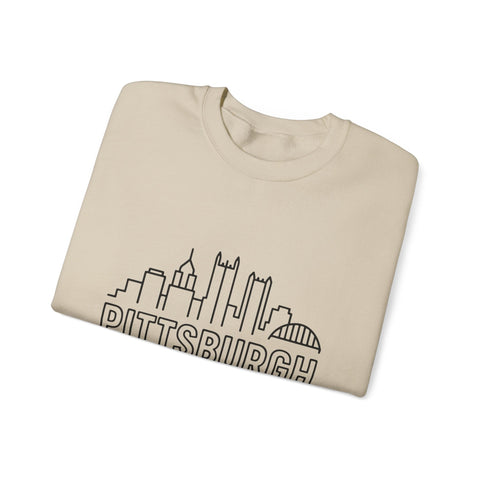 Pittsburgh Proud - Heavy Blend™ Crewneck Sweatshirt Sweatshirt - YinzerShop