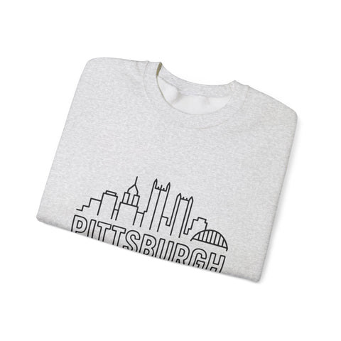 Pittsburgh Proud - Heavy Blend™ Crewneck Sweatshirt Sweatshirt - YinzerShop