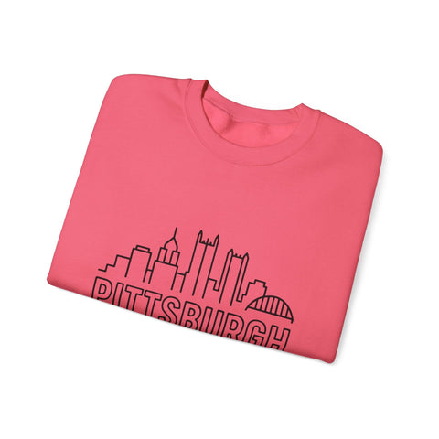 Pittsburgh Proud - Heavy Blend™ Crewneck Sweatshirt Sweatshirt - YinzerShop