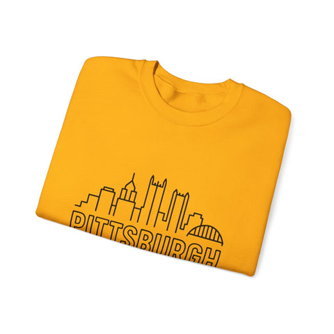 Pittsburgh Proud - Heavy Blend™ Crewneck Sweatshirt Sweatshirt - YinzerShop