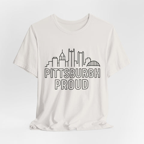 Pittsburgh Proud - Unisex Jersey Short Sleeve Tee T-Shirt - YinzerShop