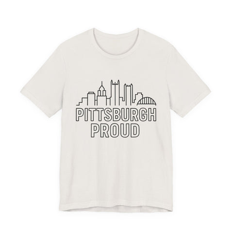 Pittsburgh Proud - Unisex Jersey Short Sleeve Tee T-Shirt - YinzerShop
