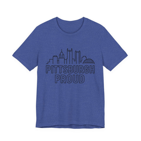 Pittsburgh Proud - Unisex Jersey Short Sleeve Tee T-Shirt - YinzerShop