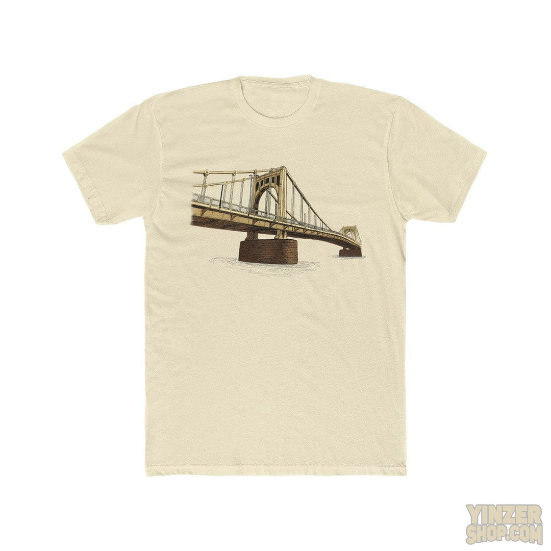 Pittsburgh Roberto Clemente Bridge T-Shirt T-Shirt Printify Solid Natural S 