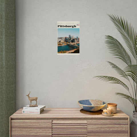 Pittsburgh Rolled Poster – Urban Decor Print on Archival Fine Art Paper Poster - YinzerShop