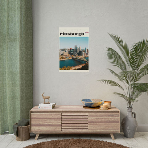 Pittsburgh Rolled Poster – Urban Decor Print on Archival Fine Art Paper Poster - YinzerShop