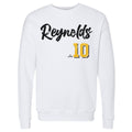 Pittsburgh Script Sweatshirt - Bryan Reynolds Crewneck Cotton Blend Long Sleeve Men's Crewneck Sweatshirt - YinzerShop