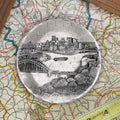 Pittsburgh Skyline Coaster – Artisan Wooden Set to Protect Tabletops & Enhance Decor - YinzerShop