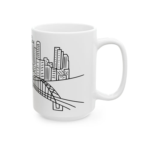 Pittsburgh Skyline - Coffee Mugs (11oz, 15oz) Mug - YinzerShop
