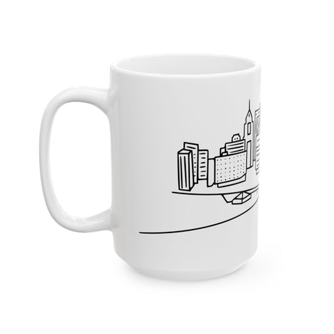 Pittsburgh Skyline - Coffee Mugs (11oz, 15oz) Mug - YinzerShop