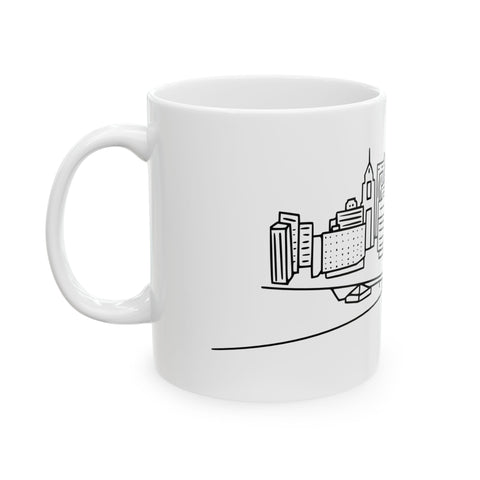 Pittsburgh Skyline - Coffee Mugs (11oz, 15oz) Mug - YinzerShop
