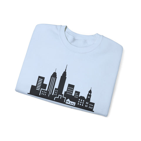 Pittsburgh Skyline Graphic - Heavy Blend™ Crewneck Sweatshirt Sweatshirt - YinzerShop