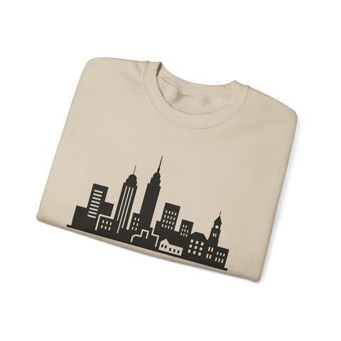 Pittsburgh Skyline Graphic - Heavy Blend™ Crewneck Sweatshirt Sweatshirt - YinzerShop