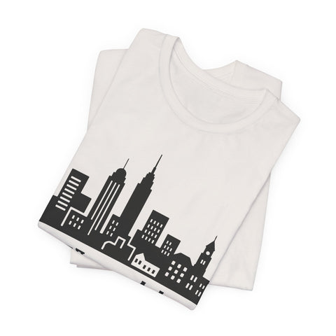 Pittsburgh Skyline Graphic - Unisex Jersey Short Sleeve Tee T-Shirt - YinzerShop
