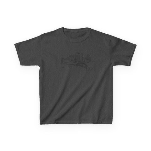 Pittsburgh Skyline - Kids Graphic T-Shirt Kids Apparel - YinzerShop
