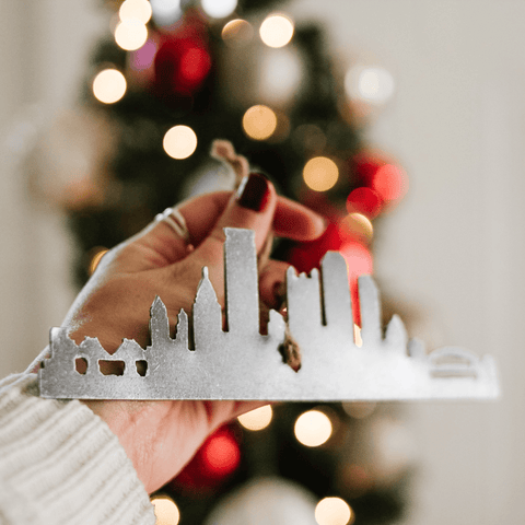 Pittsburgh Skyline Ornament Holiday Ornaments - YinzerShop