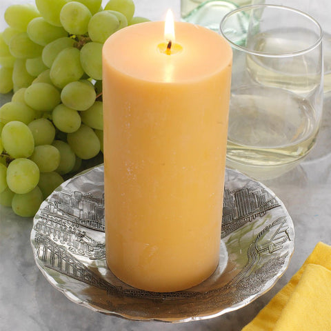 Pittsburgh Skyline Small Round Belmont Bowl Candle - YinzerShop