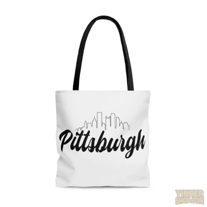 Pittsburgh Skyline Tote Bag Bags Printify Large  